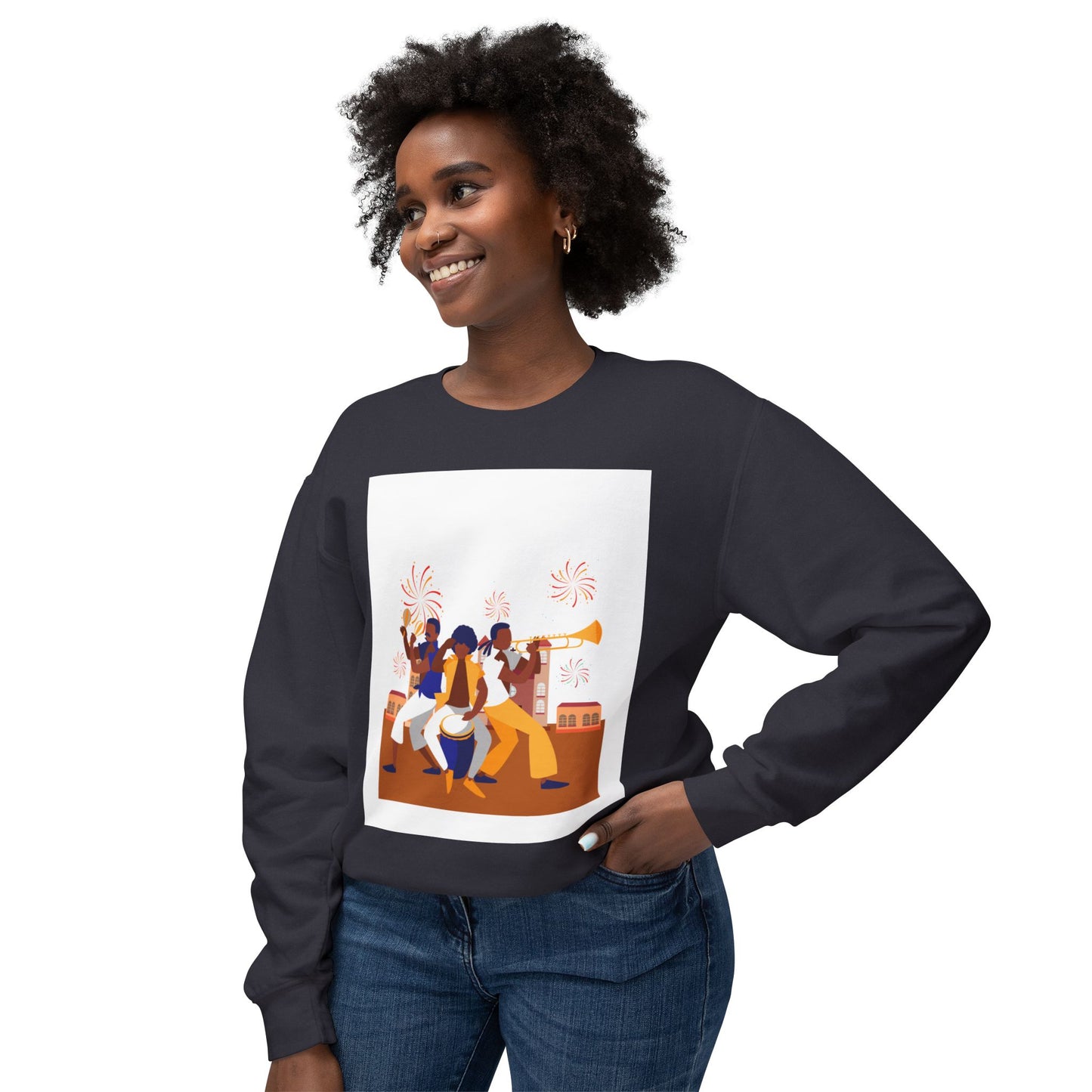 Unisex Lightweight Crewneck Sweatshirt