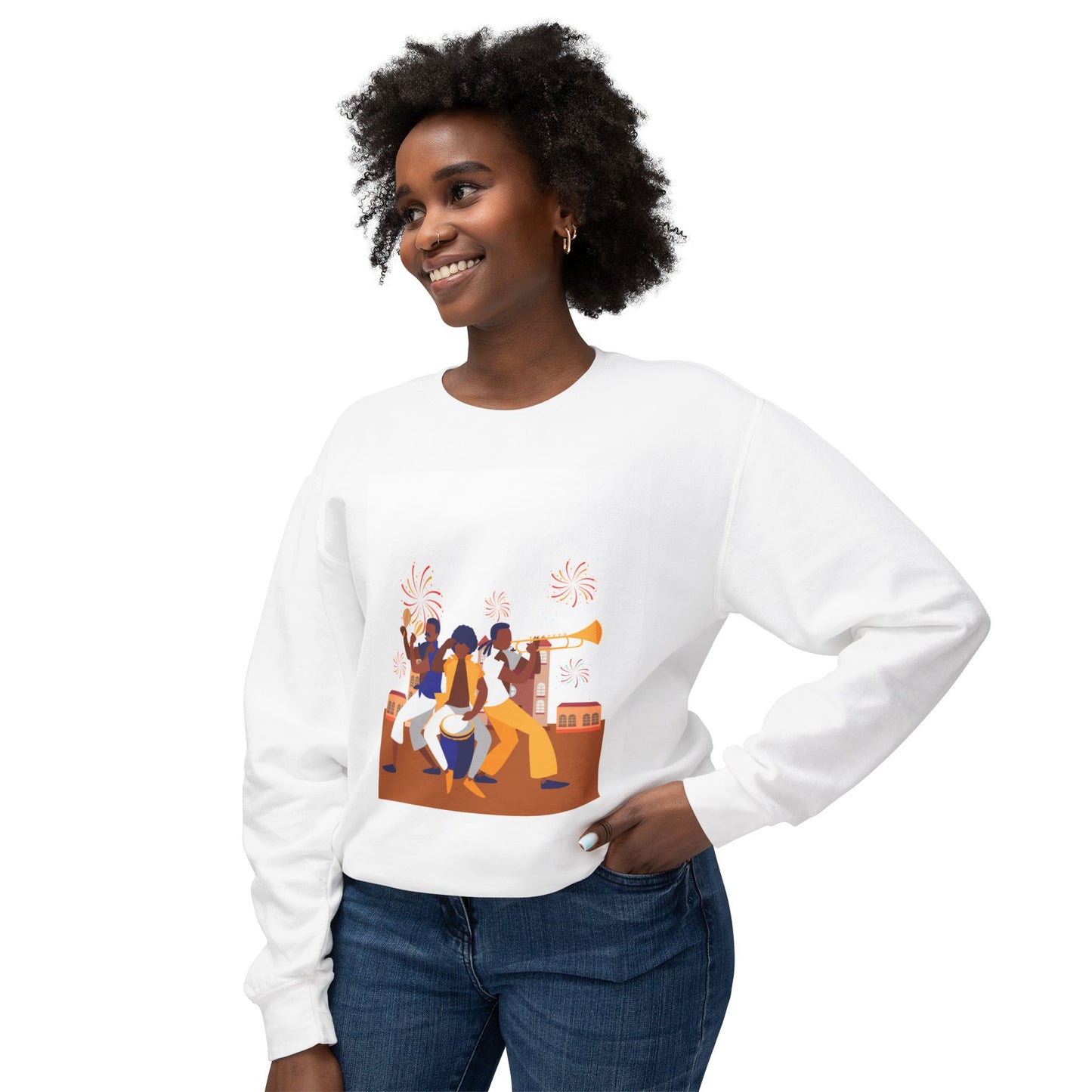 Unisex Lightweight Crewneck Sweatshirt