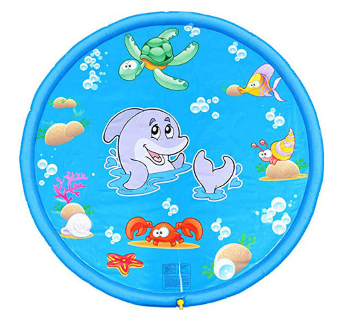 Durable Children's Water Spray Pool Mat Splash Sprinkle Play Pad Mat