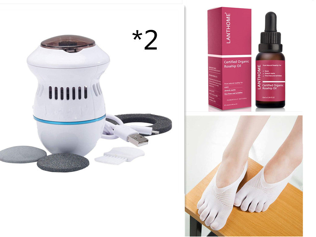 Electric Foot Grinder, USB rechargeable electric callus remover for feet